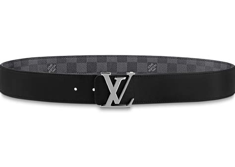 louis vuitton belt black and silver dotted pattern